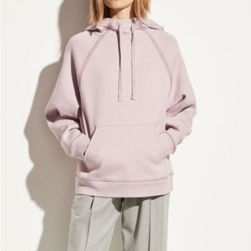 Vince Amarena Purple Raglan Pullover Hoodie Size Medium